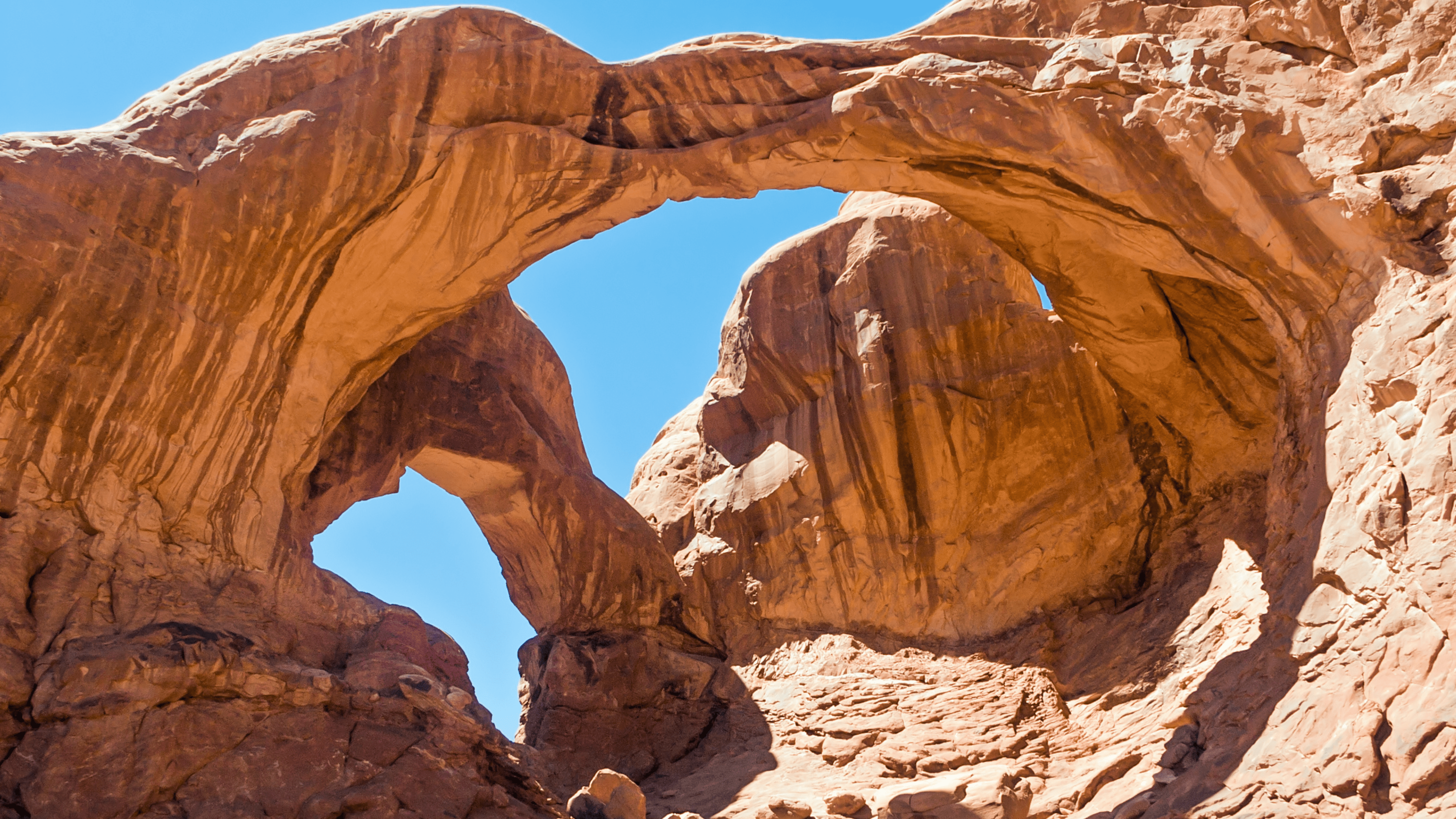 Double arch at Arches national park