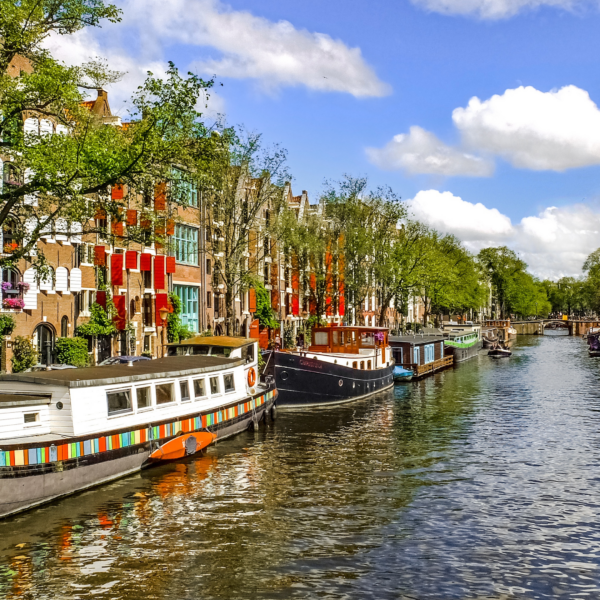 Amsterdam canals and boats are some of the best things to do in Netherlands