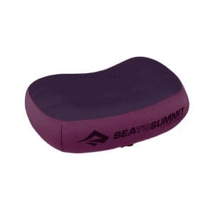purple inflatable pillow