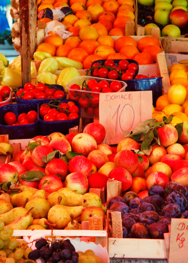 fruit at the zadar market