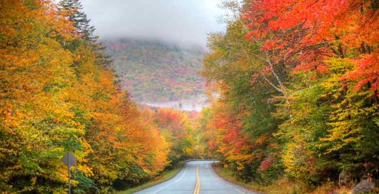 Fall colors along the Kancamagus Highway