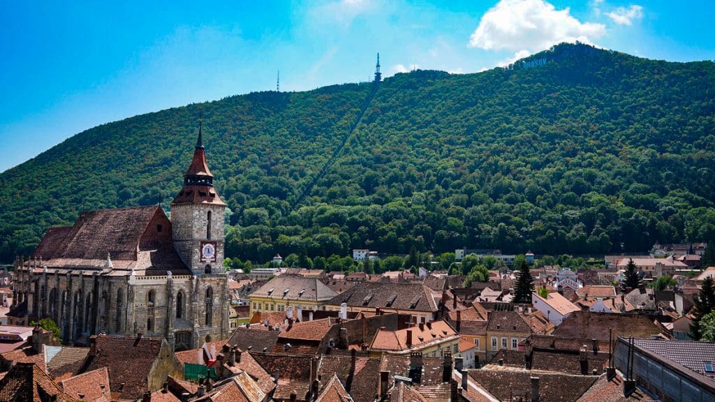 Brasov Streets and Buildings a medieval town