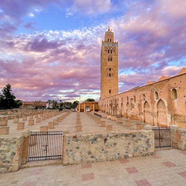 a beautiful mosque in Marrakech.