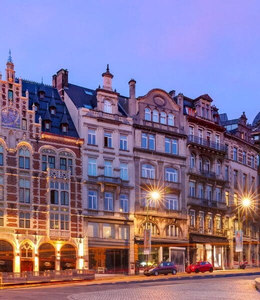 buildings in city of brussels belgium