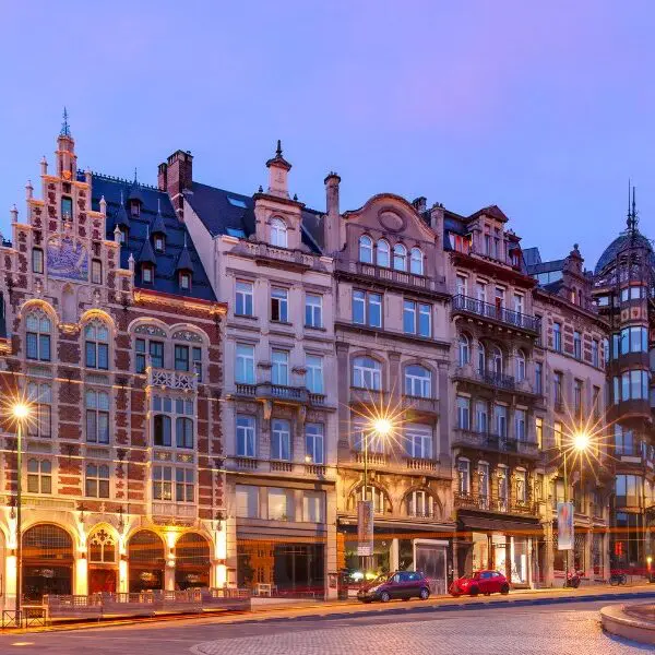 buildings in city of brussels belgium