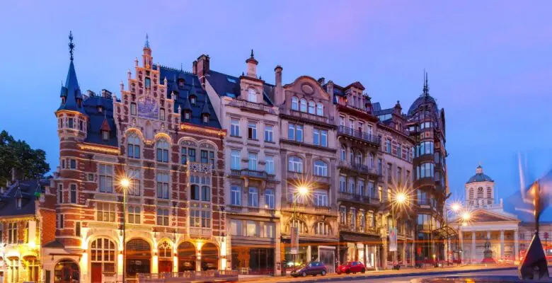 buildings in city of brussels belgium