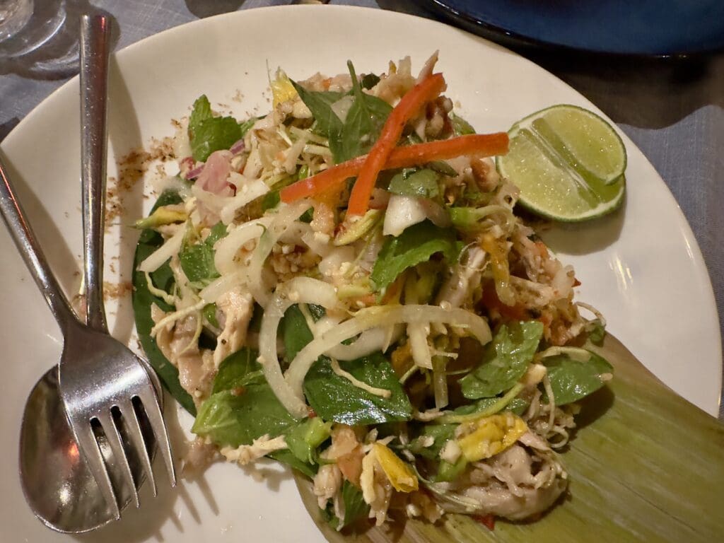 pad thai dish on a plate