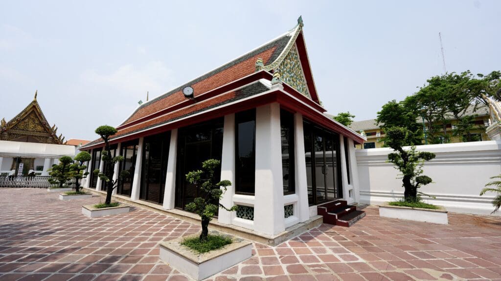 temple used for massage school in Bangkok