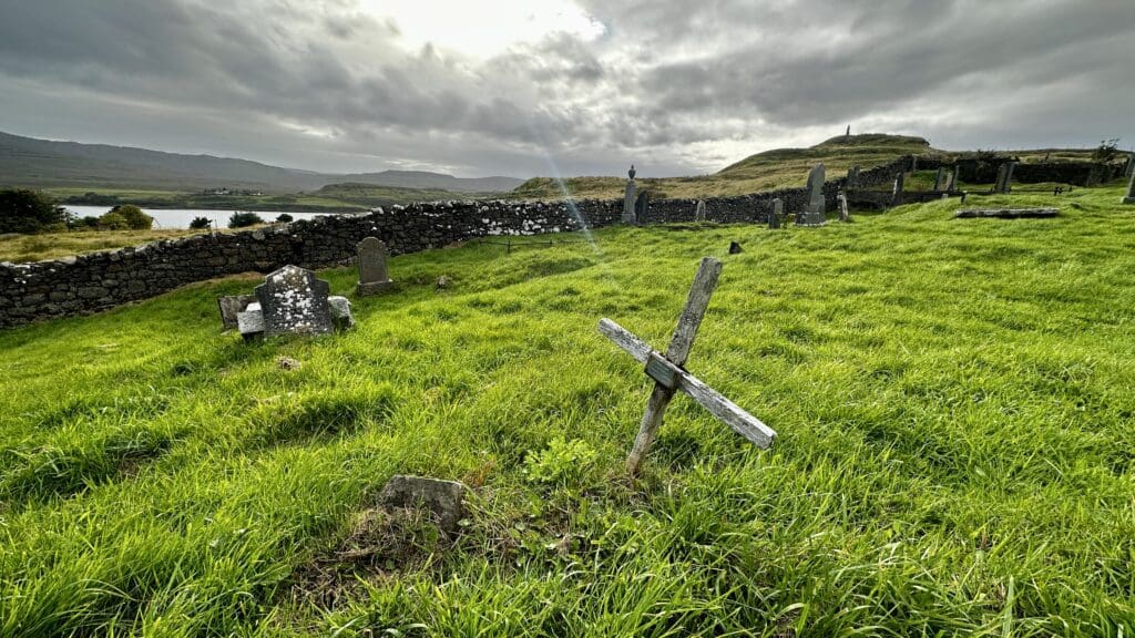 old cemetery on the Isle of Skye