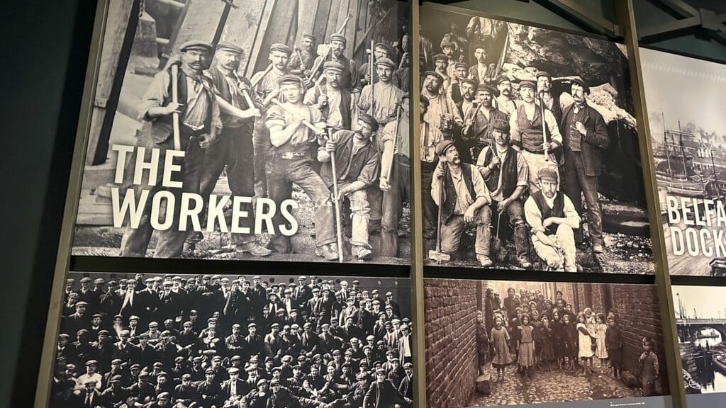 Worker history display in Belfast