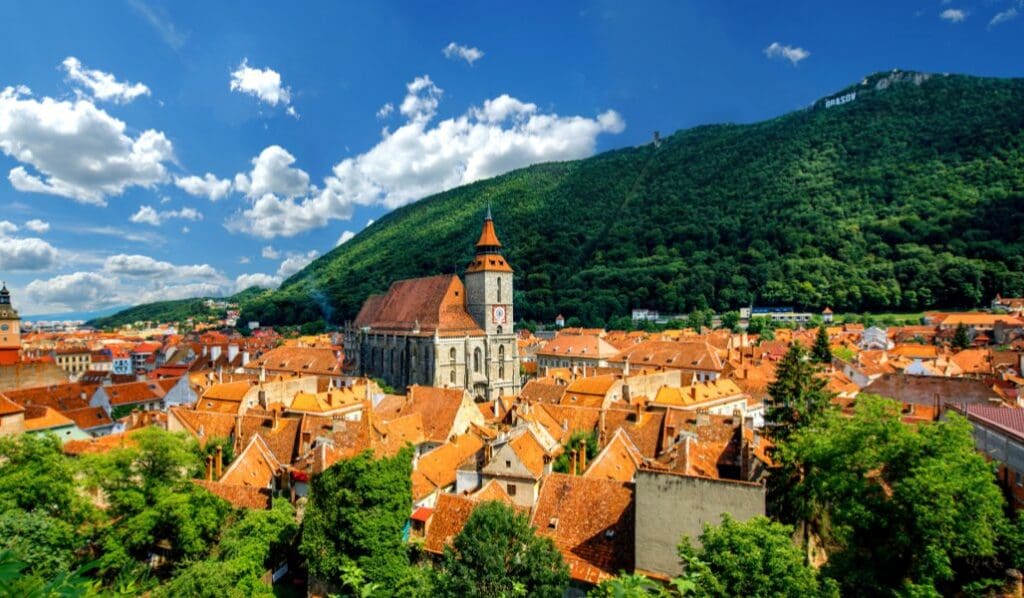 view of Brasov Romania