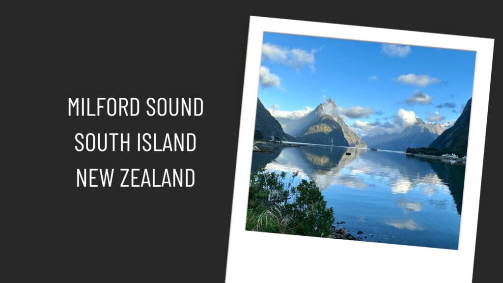 Photo of Milford Sound on the South Island of New Zealand