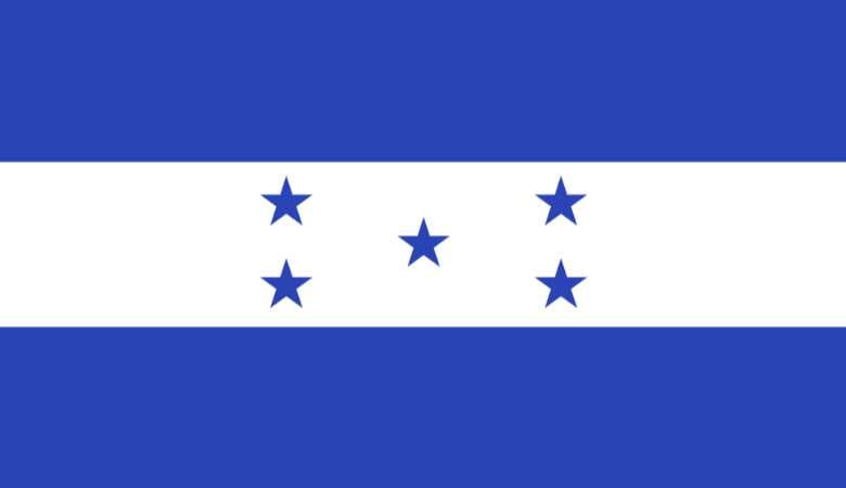 blue and white flag
