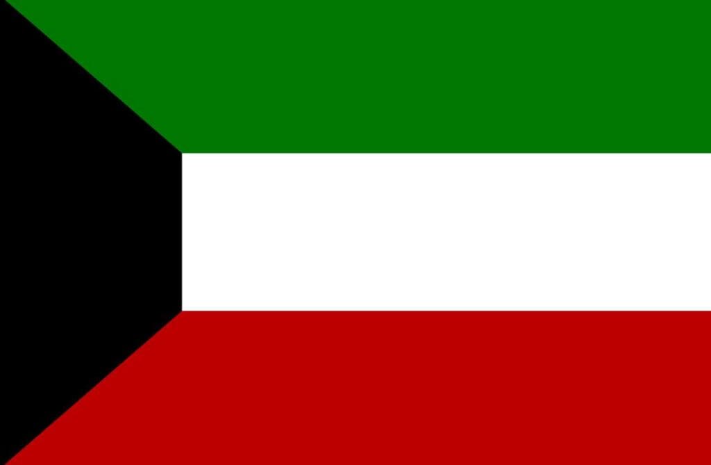 Red, Green, White, and Black flag