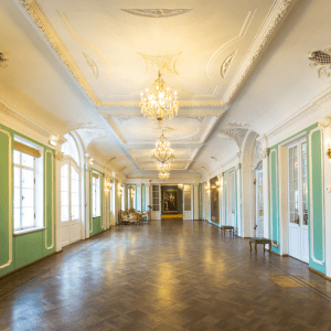 Inside corridor of Kadriorg Palace in Tallinn