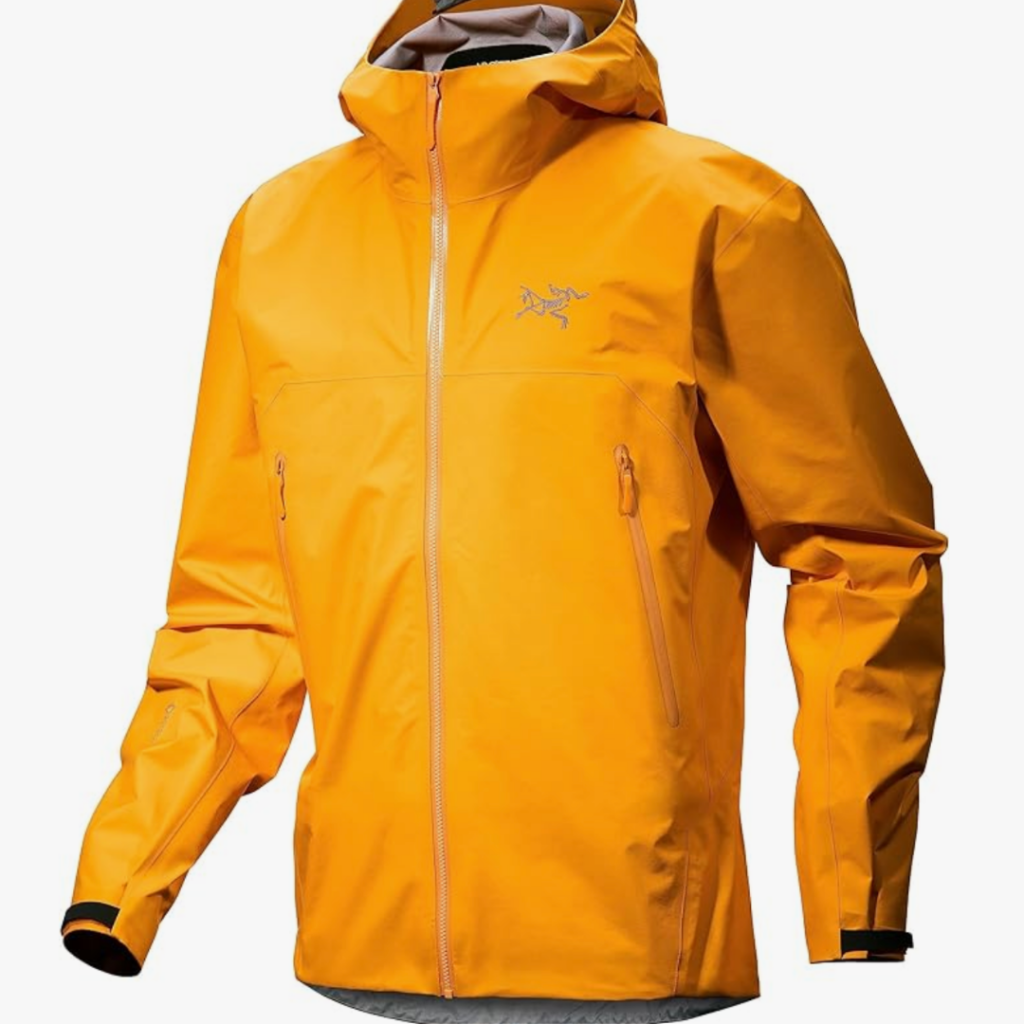 Yellow Men's raincoat