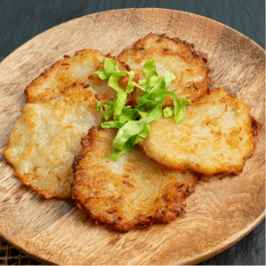 plate of potato pancakes