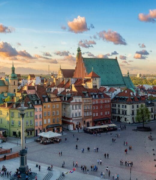 central square of warsaw poland