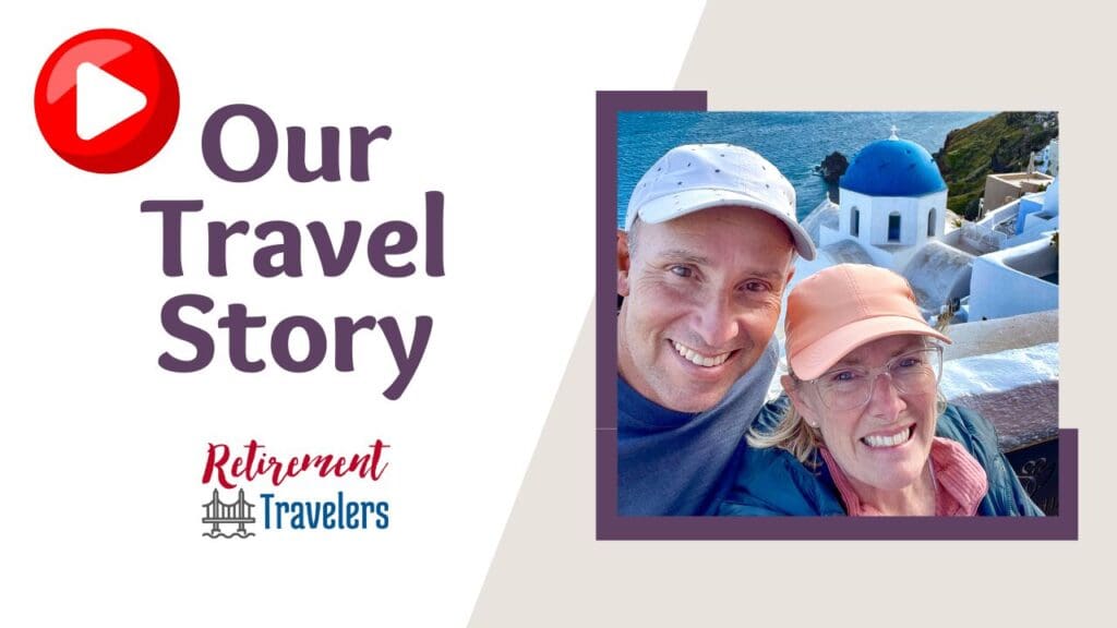 A thumbnail with John and Bev, Retirement Travelers, Our Travel Story