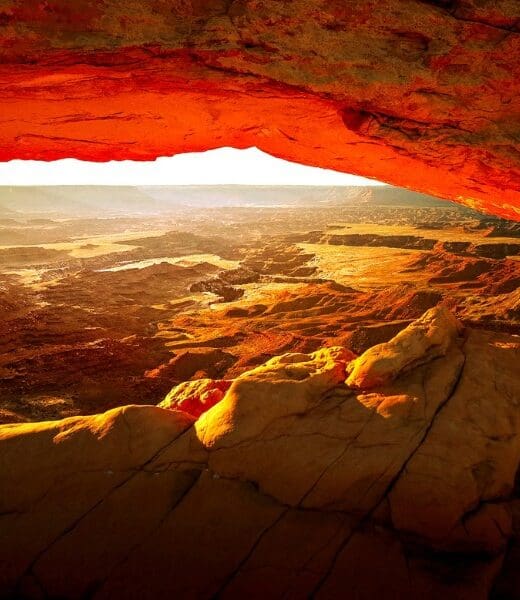 rock arch near moab utah