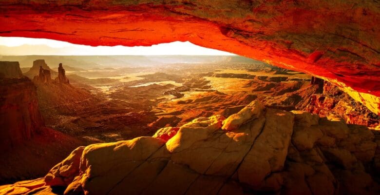 rock arch near moab utah