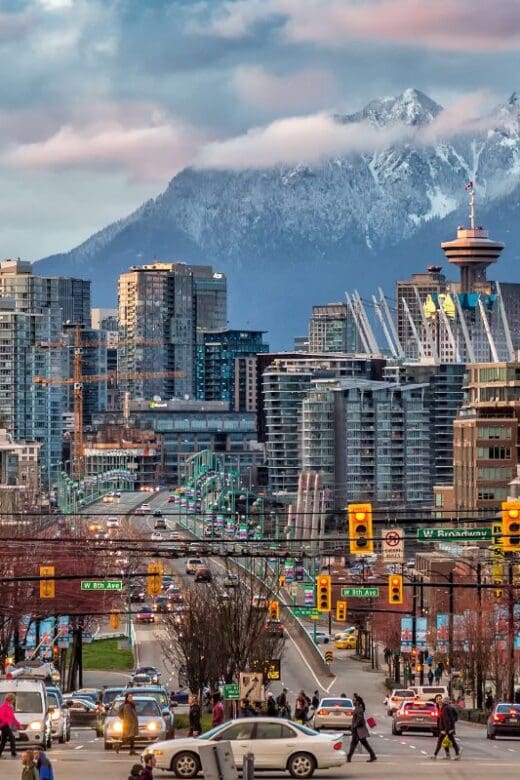 skyline of Vancouver Canada