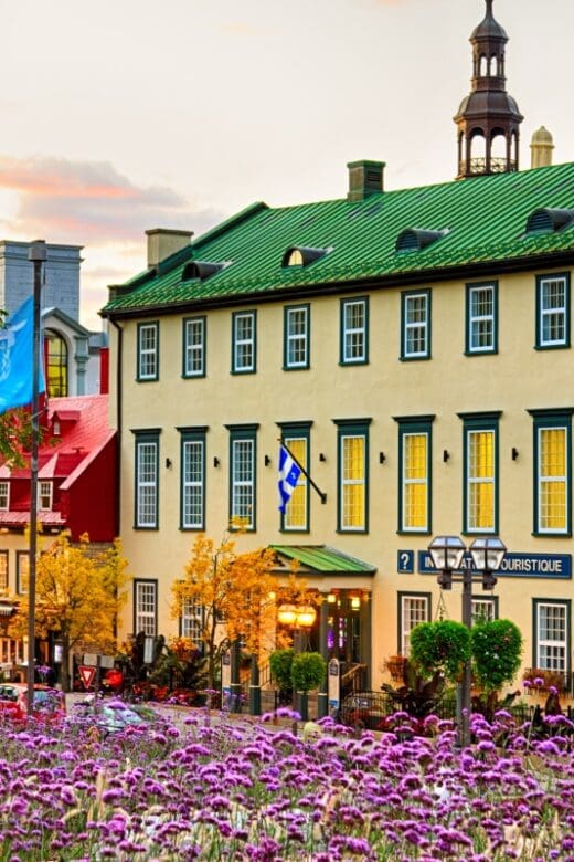 view of historic building in Quebec City