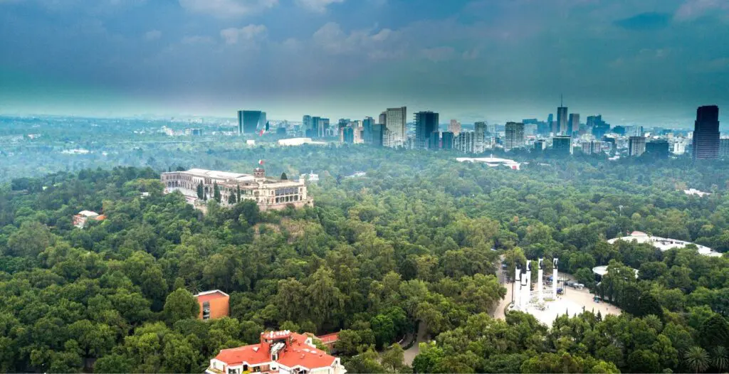 a view of the park, Bosque de Chapultepec