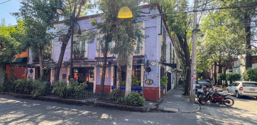 A taco restaurant in Coyoacán Neighborhood.