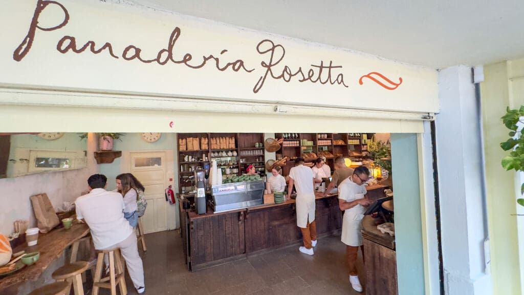 Panaderia Rosetta with people inside