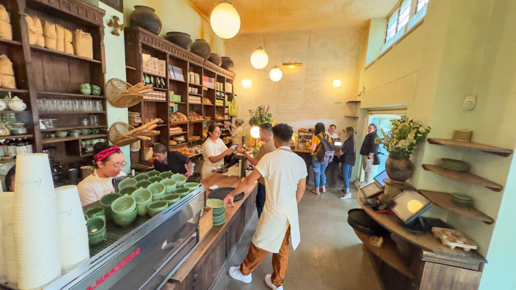 The interior of Panaderia Rosetta