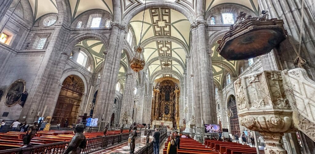 Metropolitan Cathedral Interior.