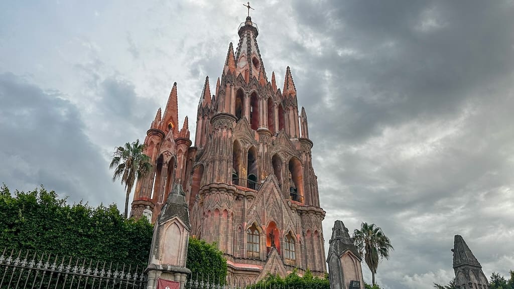 A beautiful church in San Miguel de Allende