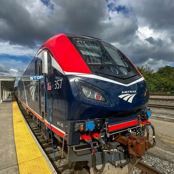 The Amtrak Engine in Virginia