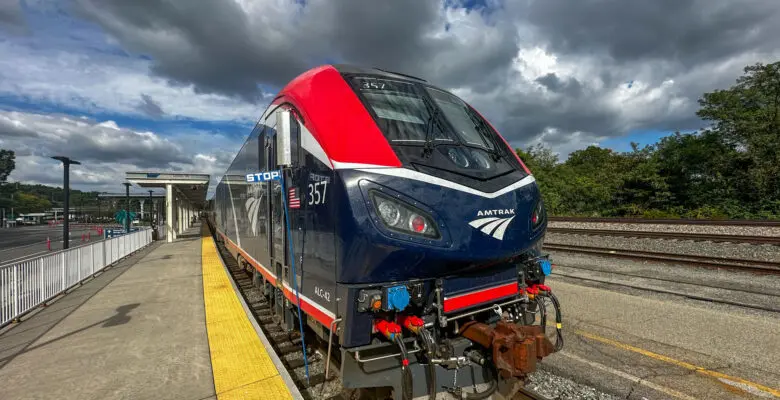 The Amtrak Engine in Virginia