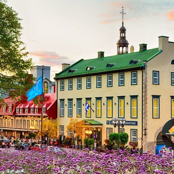 view of historic building in Quebec City