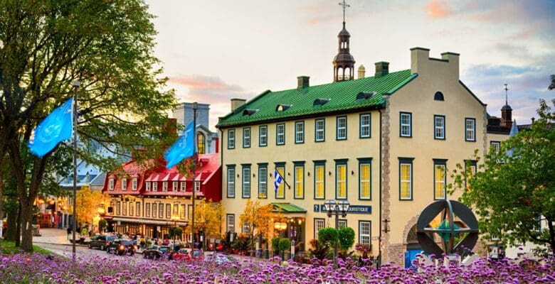 view of historic building in Quebec City