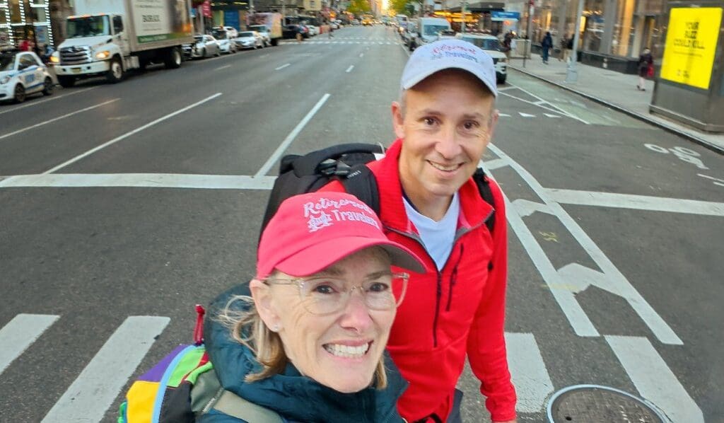 john and Bev in New york city
