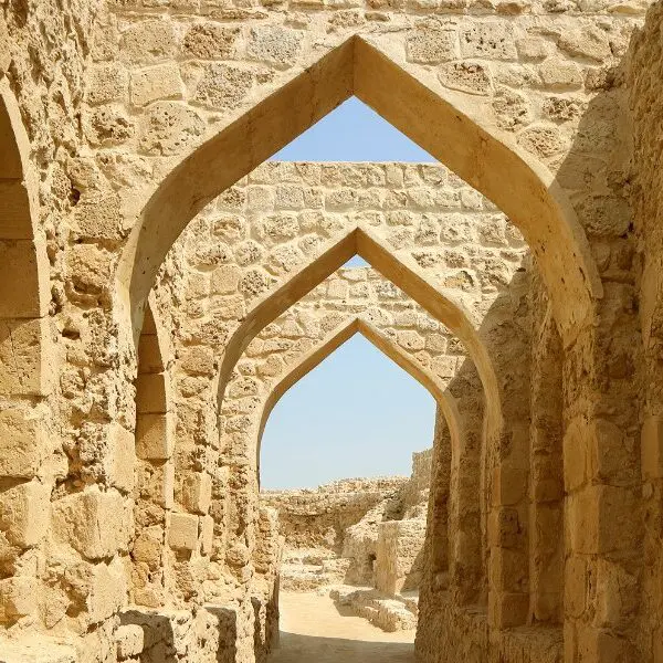 Stone gates in Bahrain