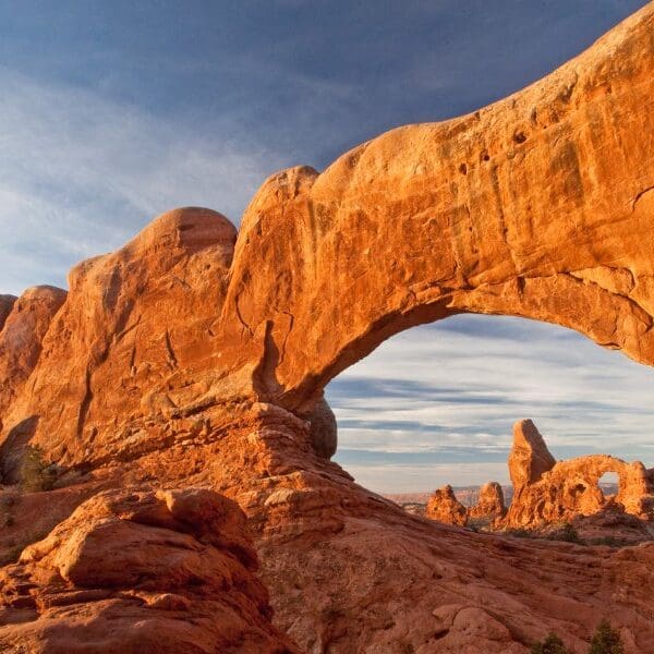 large arch at Arches National Park