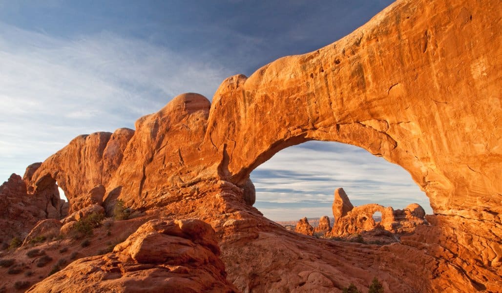 large arch at Arches National Park