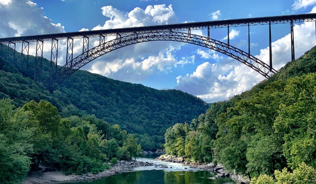 new river gorge bridge over the new river gorge