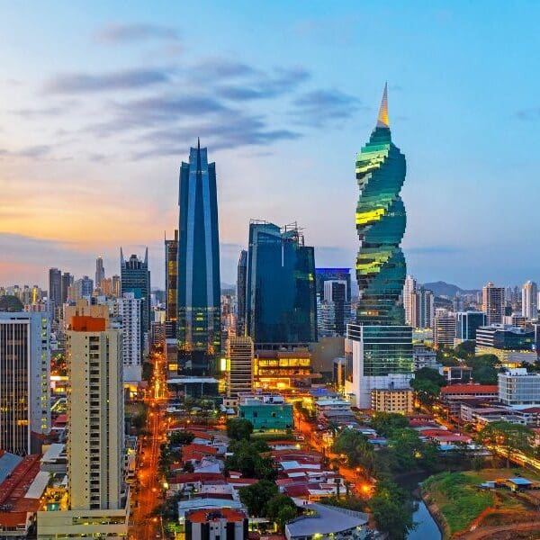 skyline of panama city panama