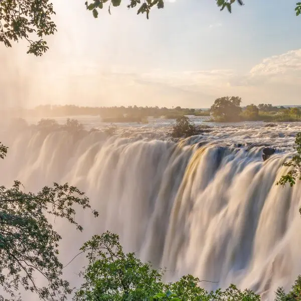 Victoria falls from the Zambia side