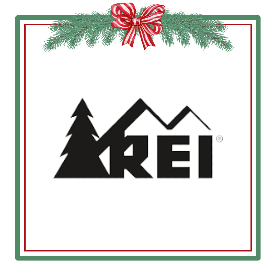 The REI logo for affiliate store