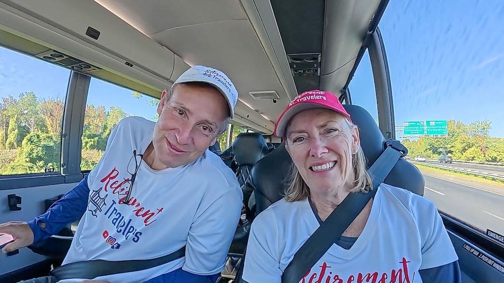 john and bev on the jet bus