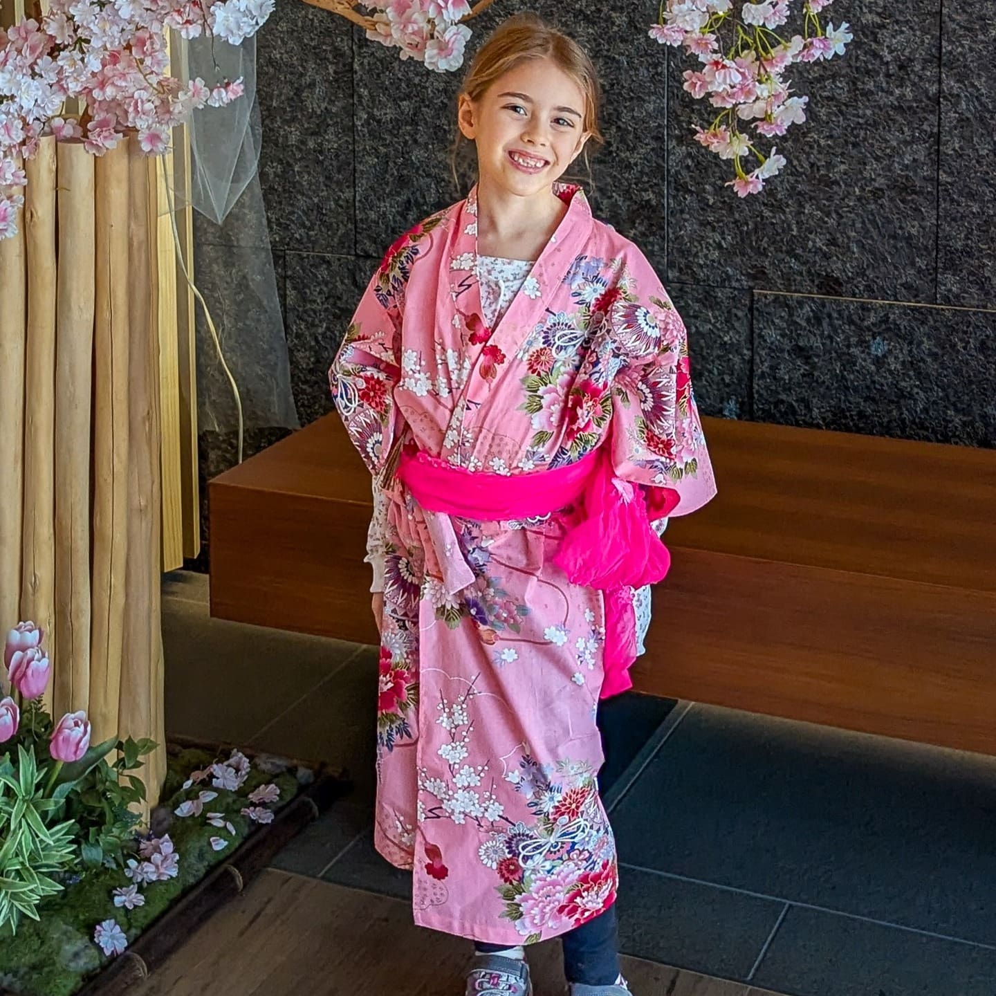 We’ve officially arrived in Kyoto, and guess who’s already winning at this whole cultural immersion thing. Our 7-year-old granddaughter. Jet lag? She laughed in its face. Chopsticks? She’s in training. Bowing politely? Basically, a local diplomat. And the outfit? A pink kimono and a matching fan that we bought her—she’s got more style than the rest of us combined. Meanwhile, we’re over here trying to decode the Japanese metro system like it’s an escape room… after a month of being spoiled by China’s luxury rail life. She’s thriving, we’re surviving—and honestly, we wouldn’t have it any other way! It is also good reminder to us to still see the world through the curiosity and innocence of a child. Evie, Thanks for joining us in Japan!!! #kyotojapan #kyoto #japan